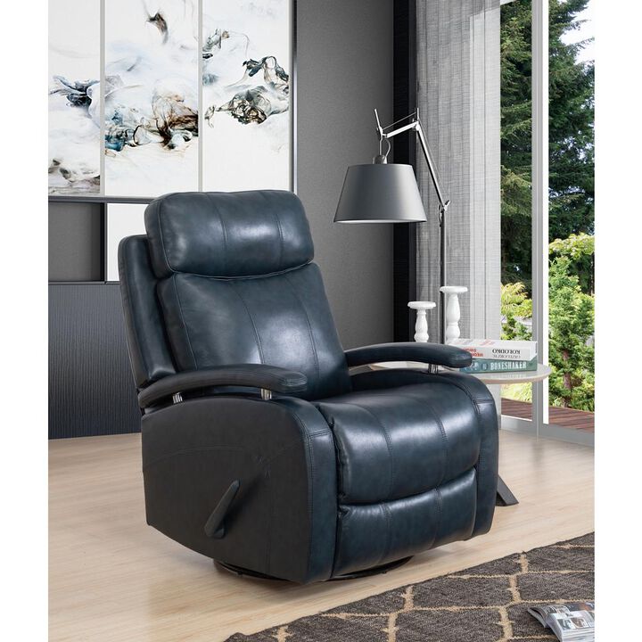 Barcalounger 8-3610 Duffy Swivel Glider Recliner, Sapphire Blue