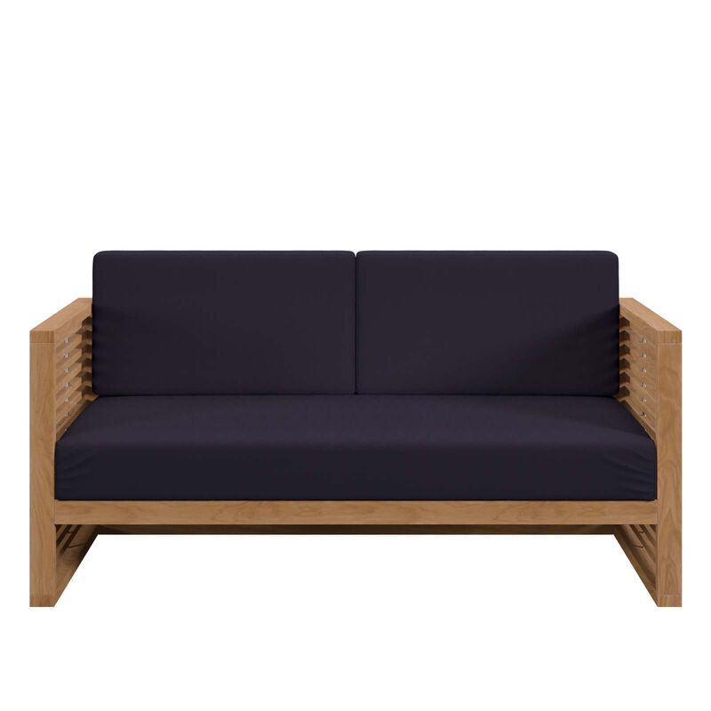 Modway - Carlsbad Teak Wood Outdoor Patio Loveseat