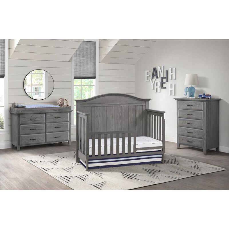 Soho Baby Chandler 4 In 1 Crib Graphite Gray