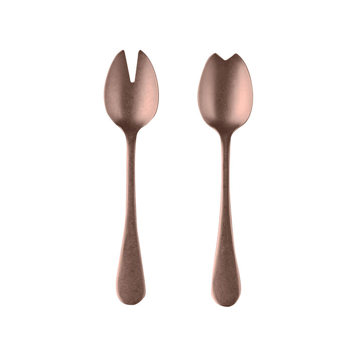 Vintage 2-Piece Salad Serving Set in Bronze