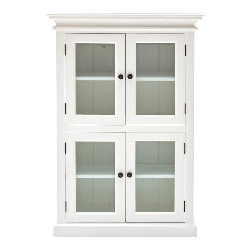 Belen Kox Classic White 2 Level Pantry Sideboard, Belen Kox