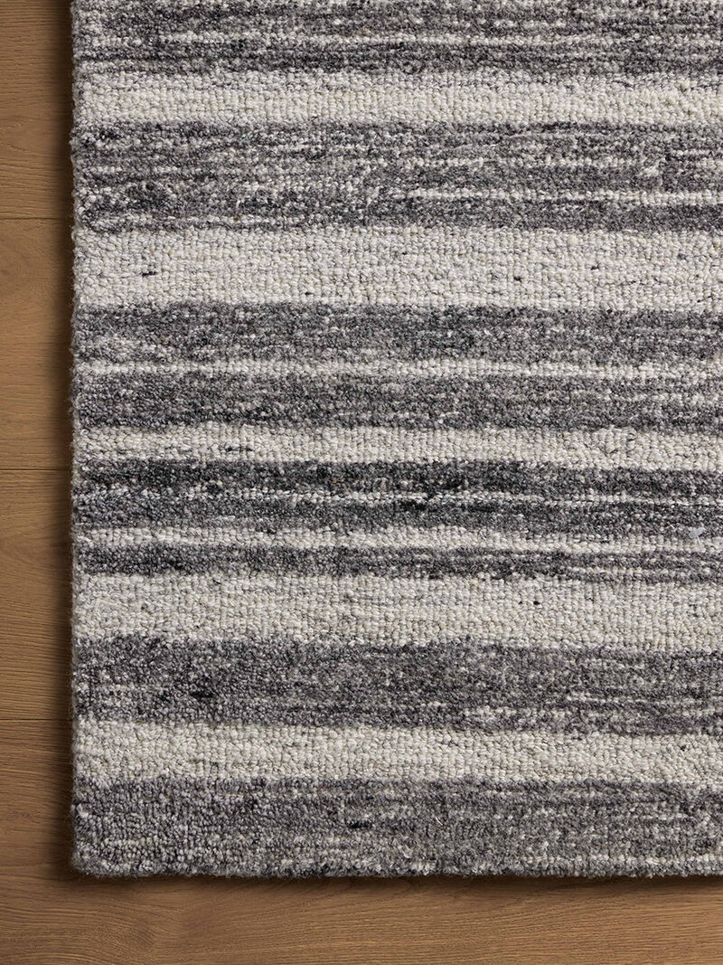 Rae Charcoal/Mist 3'6" x 5'6" Accent Rug by Magnolia Home by Joanna Gaines x Loloi