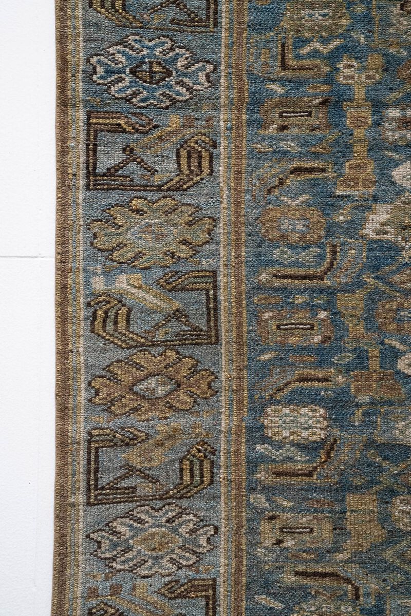 District Loom Vintage Malayer runner rug-Spruce