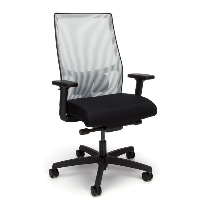 HON Ignition 2.0 Ergonomic Office Chair- Tilt Recline and Swivel Wheels, Home Desk Chairs, Executive, Comfortable for Long Hours