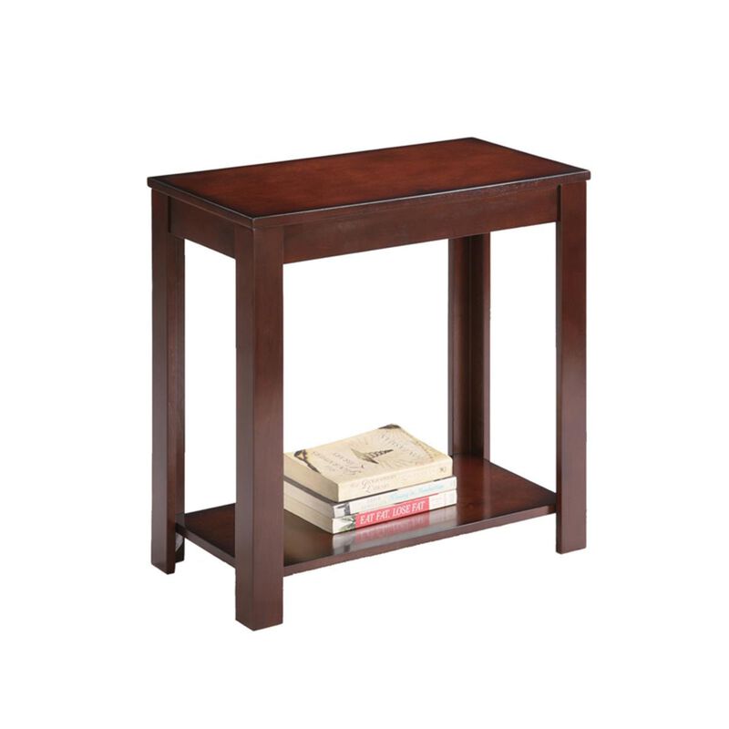 ORE InternationalOre International Traditional Side/End Table, 24-Inch, Dark Cherry,Red