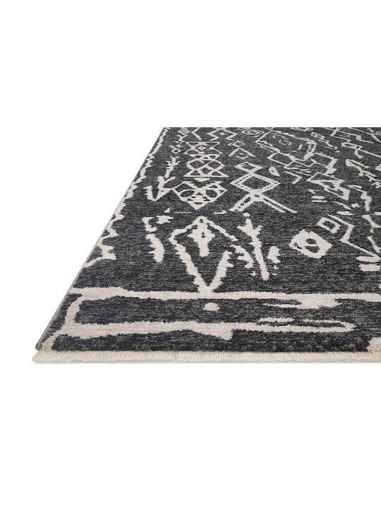 Vance VAN07 Charcoal/Dove 18" x 18" Sample Rug