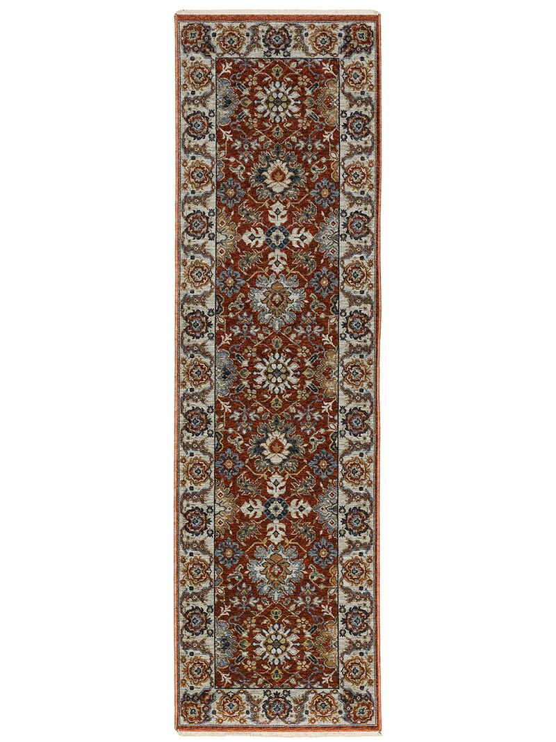 Aberdeen 2'3" x 7'6" Red Rug