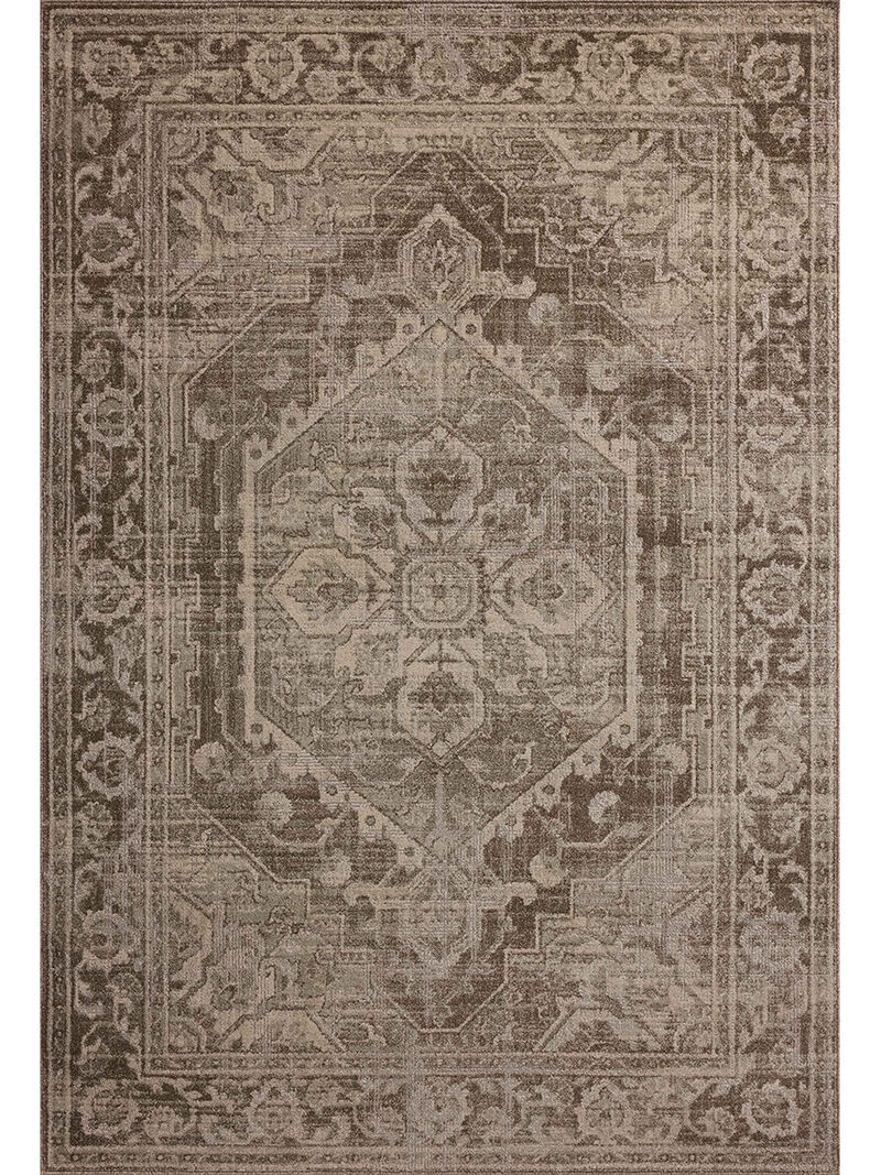 Mona Cocoa/Stone 2'6" x 10'0" Runner Rug by Magnolia Home by Joanna Gaines x Loloi