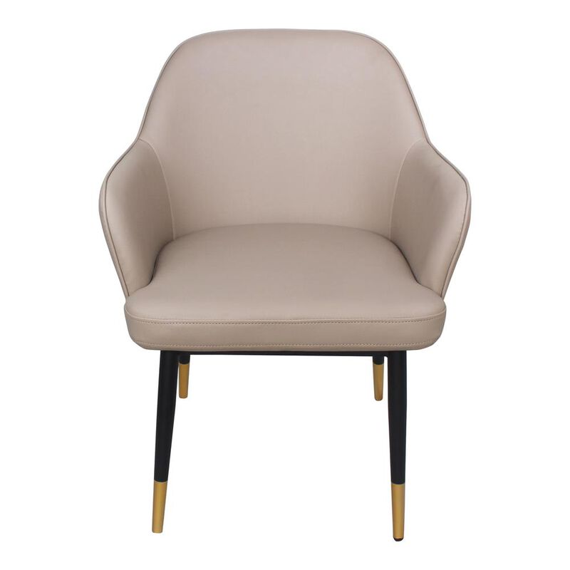 Elegant Berlin Faux Leather Accent Chair, Belen Kox