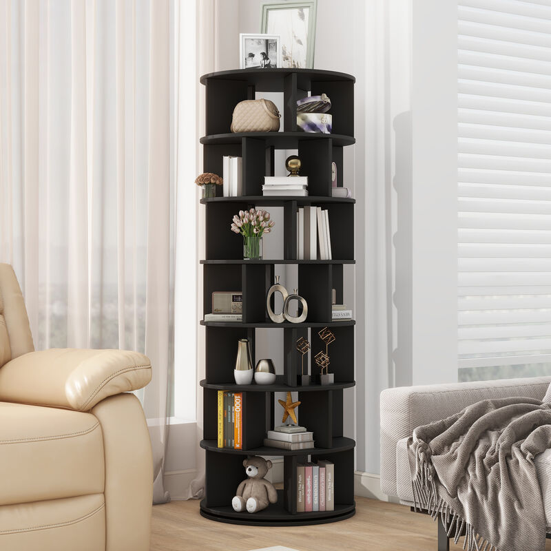 Merax 7-Tier Spinning Shoe Shelf Display Rack