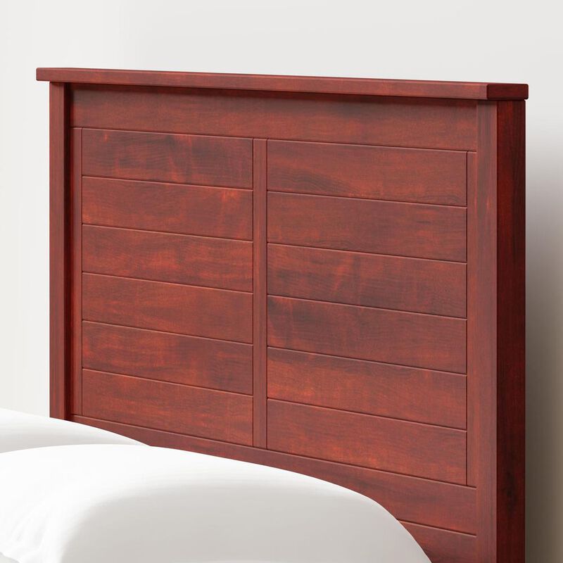 Glenwillow Home Campagne Wood Headboard in Cherry - King Size