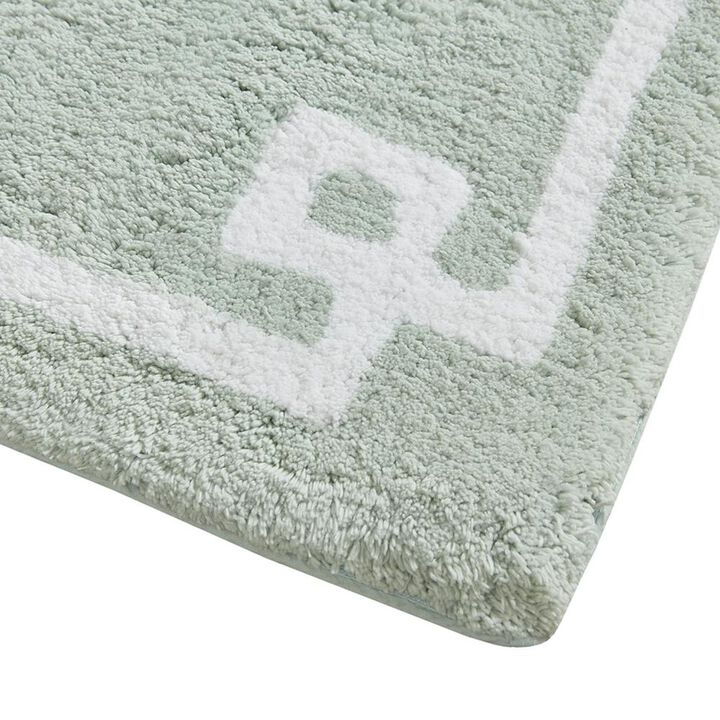 Belen Kox Seafoam Delight Tufted Cotton Bath Rug, Belen Kox