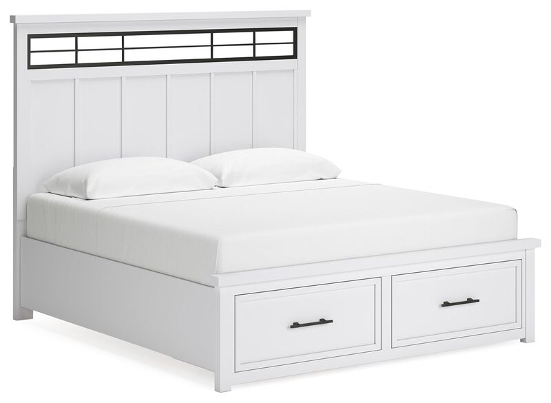 Ashbryn California King Panel Storage Bed