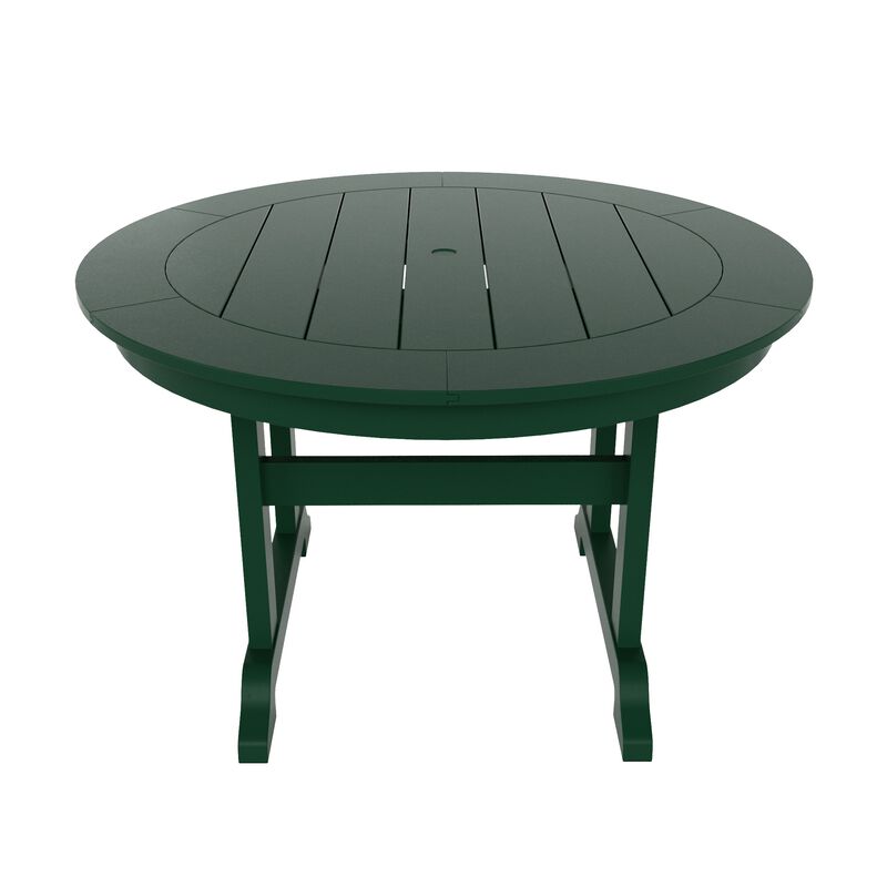 WestinTrends 47" Round Outdoor Patio Dining Table