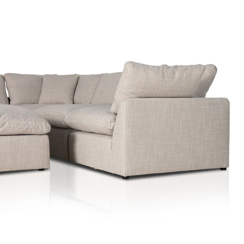 Stevie 5-Piece Sectional with Ottoman