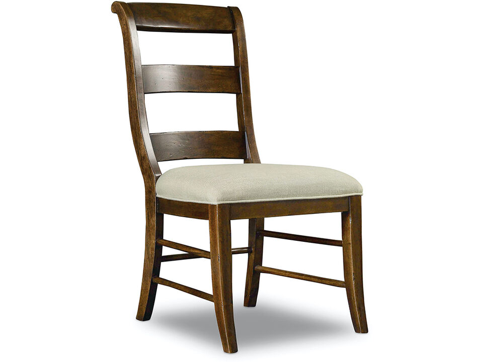 Archivist Ladderback Side Chair In Beige