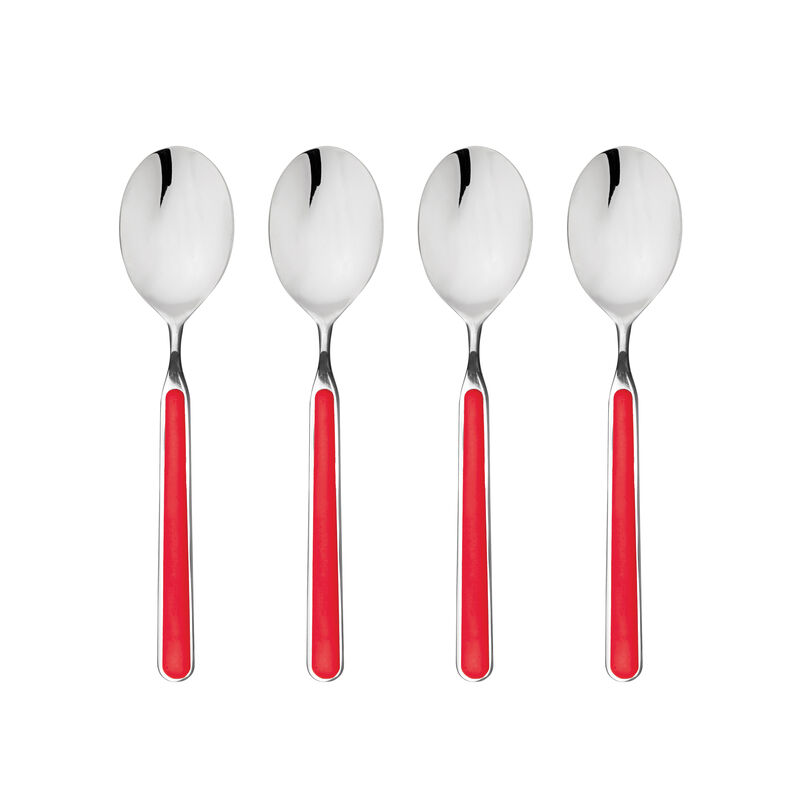 Fantasia 4-Piece American Coffee Spoon Set in Mustard