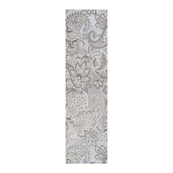 Gordes Paisley High-Low Indoor/Outdoor Area Rug