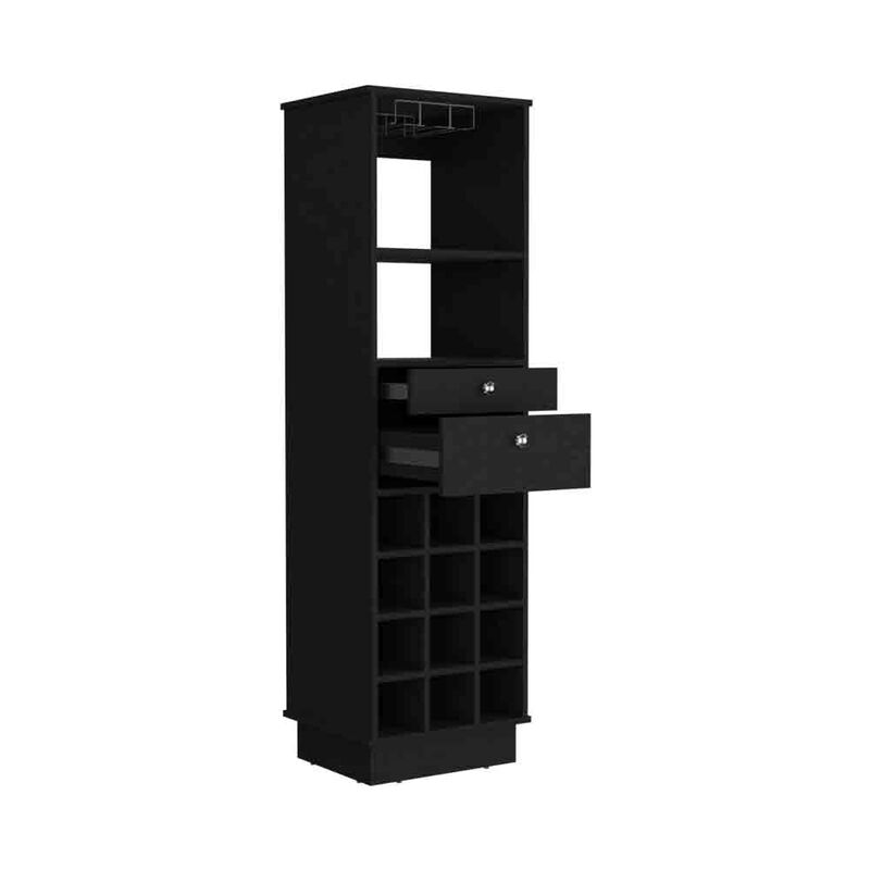 Bar Cabinet Bureck, Living Room, Black