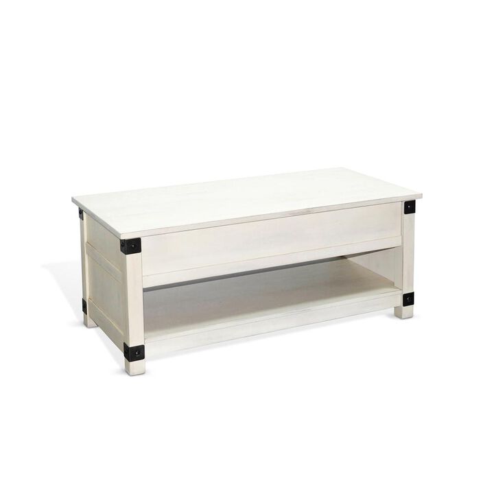 Sunny Designs Bayside Wood Coffee Table with Lift Top