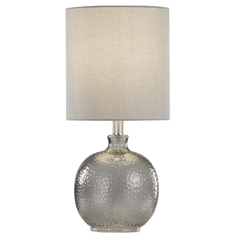 Mini Smoke Spanish Glass Ball Lamp (Set of 2)