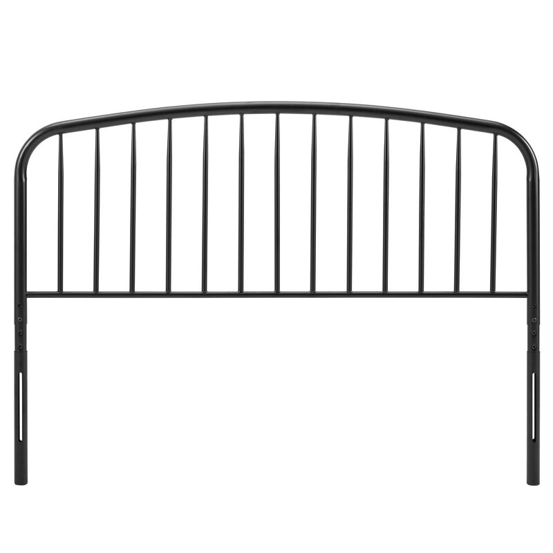 Modway - Nova Queen Metal Headboard Black