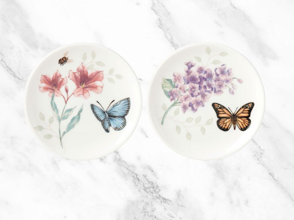 Lenox Butterfly Meadow 2-Piece Coaster Set