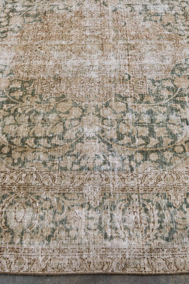 District Loom Vintage Turkish Area Rug-Hingham