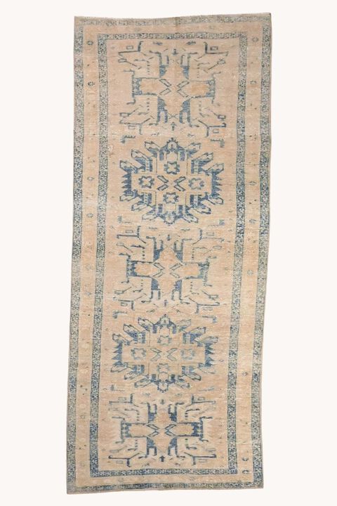 District Loom Vintage Persian Karaja Runner Rug-Brockton