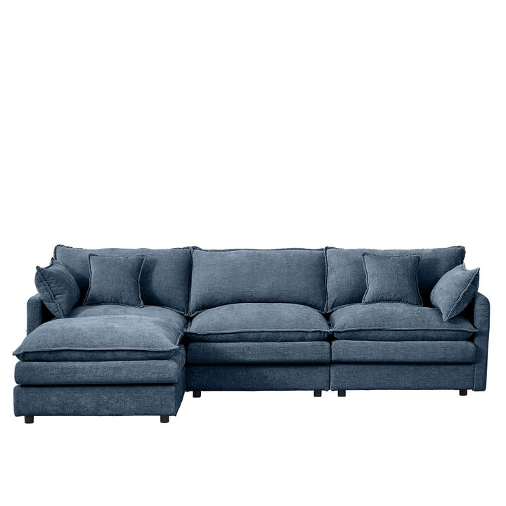 XXXX Modular Sectional Sofa, 102 Inch L Shaped Couch Set for Living Room