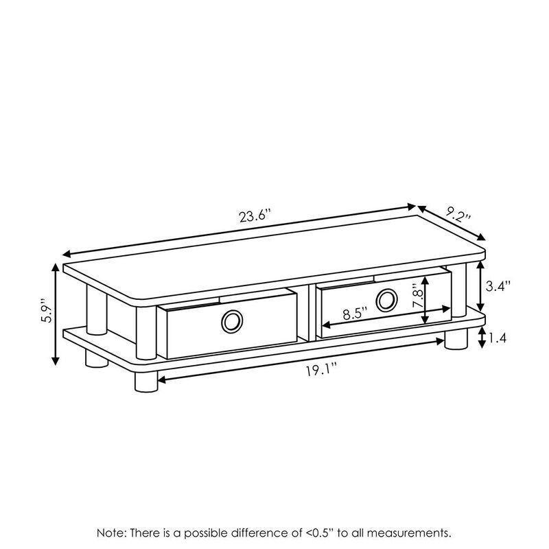 Furinno Beginning Coffee Table, Espresso 18040EX