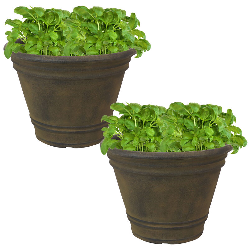 Franklin Outdoor Flower Pot Planter - 3-Pack