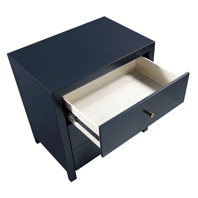 Comfort Pointe Nolan 3-drawer Nightstand - Midnight Blue