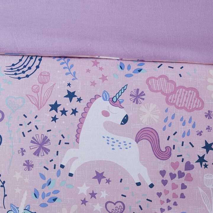 Belen Kox Urban Habitat Kids Lola Unicorn Cotton Comforter Set, Belen Kox