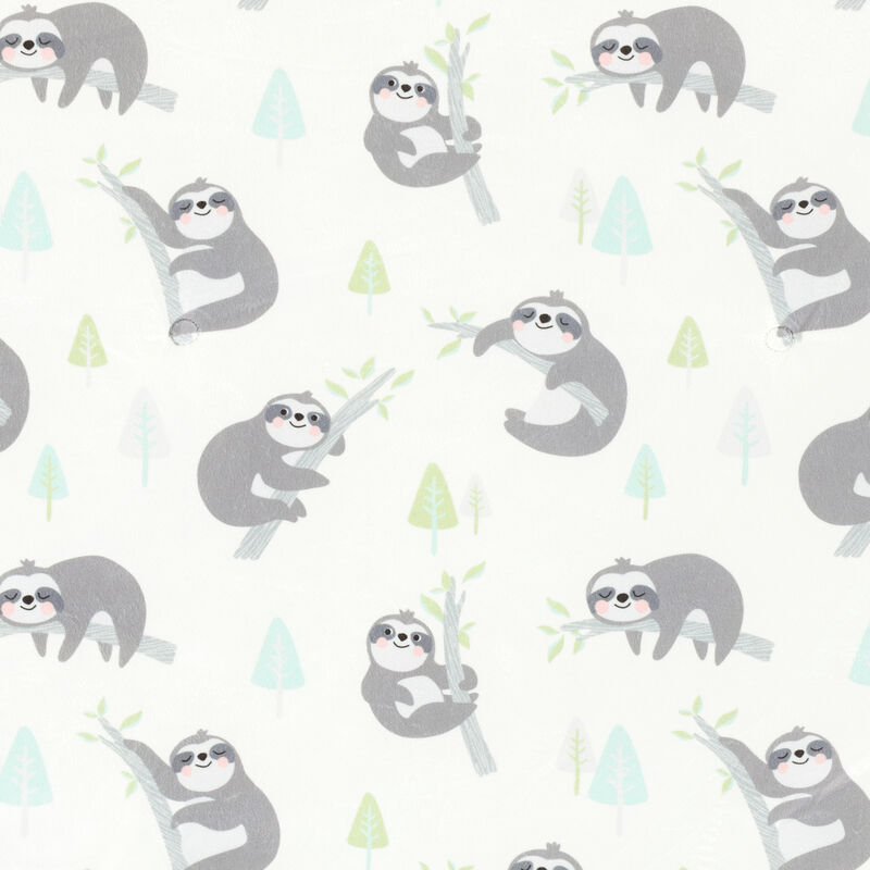 Hygge Sloth Reversible Soft & Plush Oversized Blanket Single