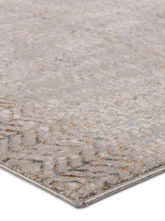 Melo Sylvana Gray 2'6" x 10' Runner Rug