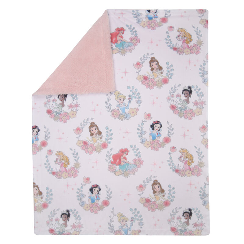 Lambs & Ivy Disney Princesses Baby Blanket - Ariel,Snow White,Cinderella,& more