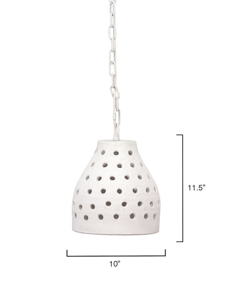 Porous Ceramic Pendant, Medium