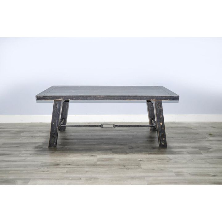 Sunny Designs Marina Wood Dining Table with Turnbuckle