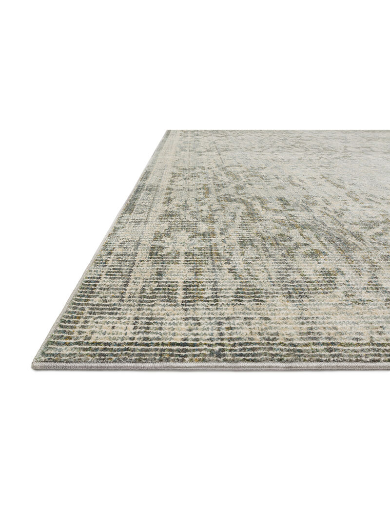 Linnea LIN01 Moss/Ivory 6'7" x 9'2" Rug