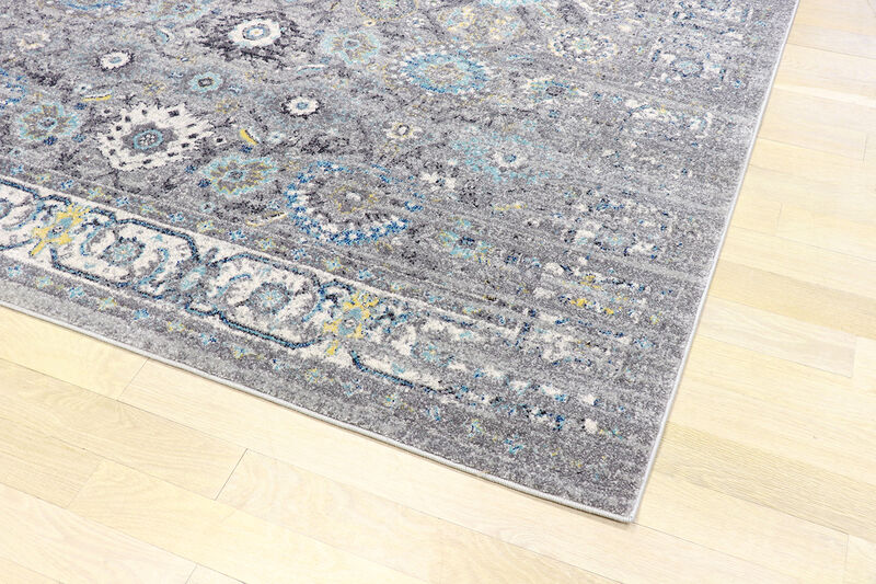 Pasargad Home Turkish Chelsea Design Silver Area Rug-10' 0'' X 14' 0''