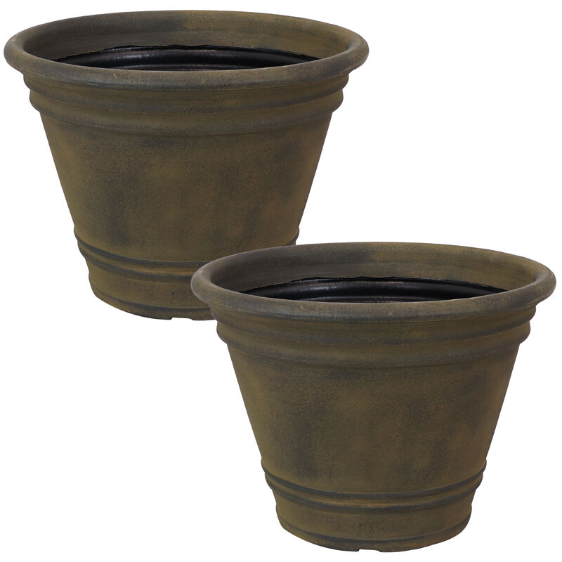 Franklin Outdoor Flower Pot Planter - 3-Pack