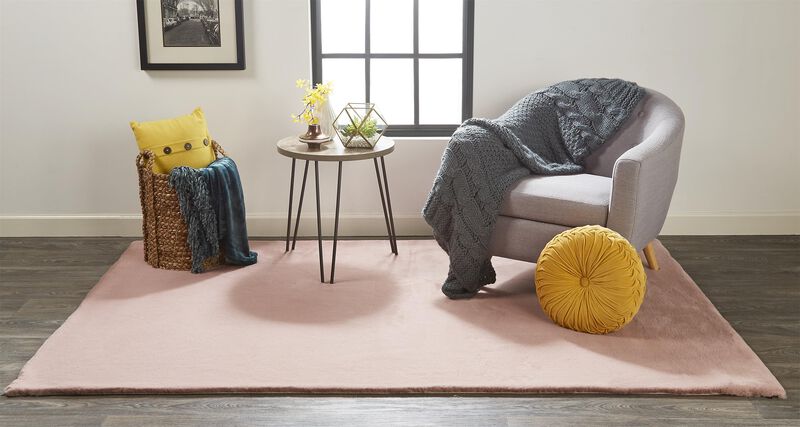 Luxe Velour 4506F Pink 5' x 7' Rug