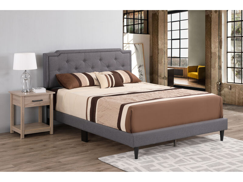 Deb Adjustable Queen Panel Bed