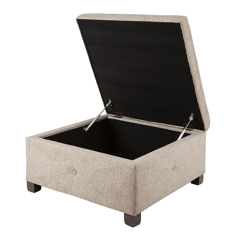 Belen Kox Button Tufted Storage Ottoman, Belen Kox