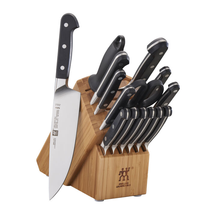 ZWILLING Pro 16-pc Knife Block Set - White