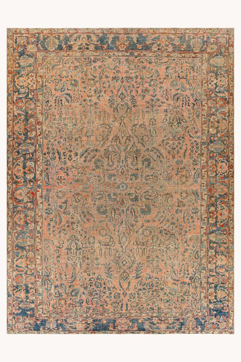 District Loom Antique Persian Malayer Area Rug-Hill