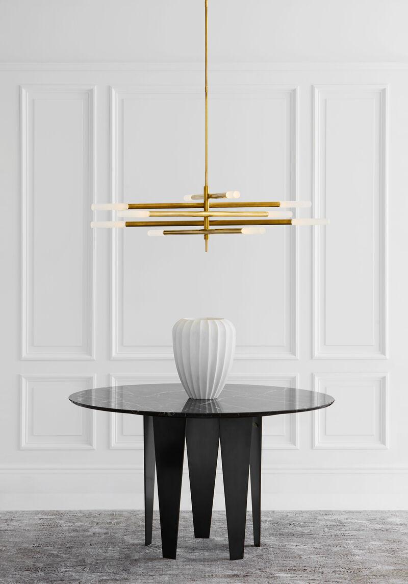 Kelly Wearstler Rousseau Grande Articulating Chandelier Collection