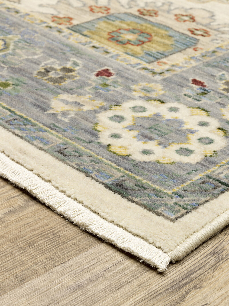 Lucca 6'7" x 9'6" Ivory Rug
