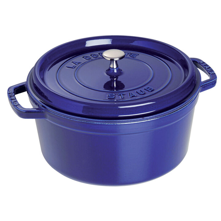 STAUB Cast Iron 5.5-qt Round Cocotte - Lilac